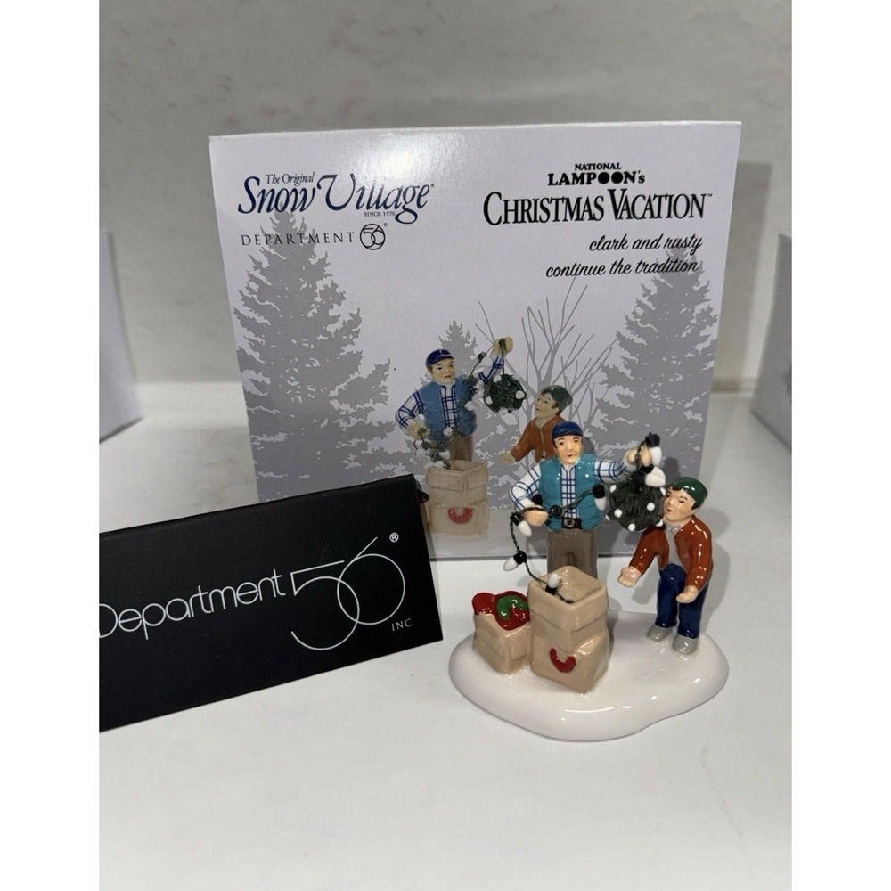 Dept 56 CLARK AND RUSTY CONTINUE THE TRADITION Christmas Vacation